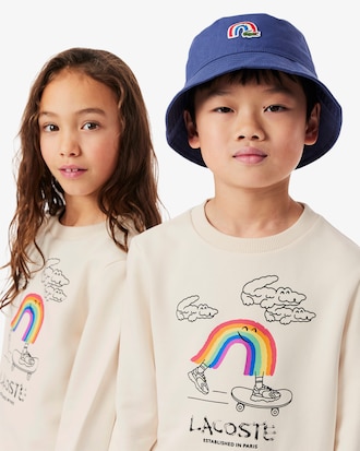 Sudadera de felpa estampada