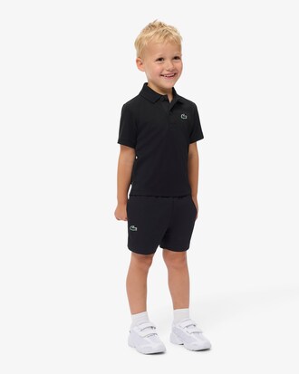 Pantal&oacute;n corto deportivo de tafet&aacute;n diamantado