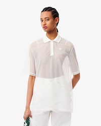 Polo de malla holgado Runway