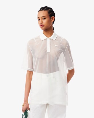 Polo de malla holgado Runway
