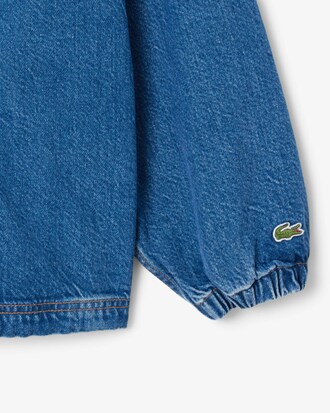 Chaqueta vaquera popover oversized