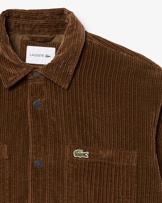 Sobrecamisa de pana acolchada