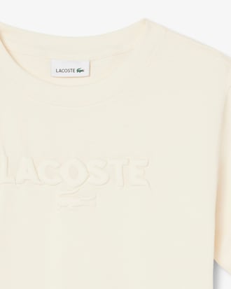 Camiseta Lacoste de algod&oacute;n con textura