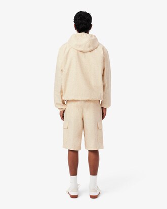 Bermudas cargo estampadas de corte recto
