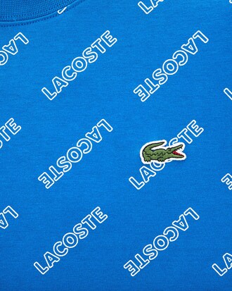 Camiseta de hombre Lacoste LIVE en algodón con estampado distintivo y cuello redondo