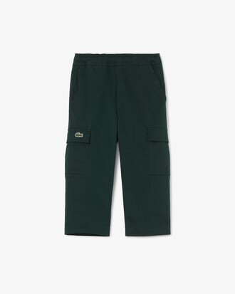 Pantal&oacute;n cargo de sarga de algod&oacute;n