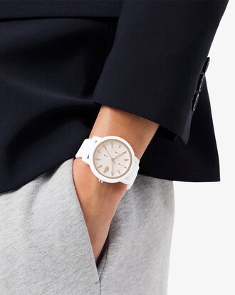 Reloj Lacoste.12.12 de silicona multifunci&oacute;n