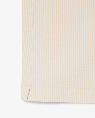 Camisa de corte holgado de seersucker
