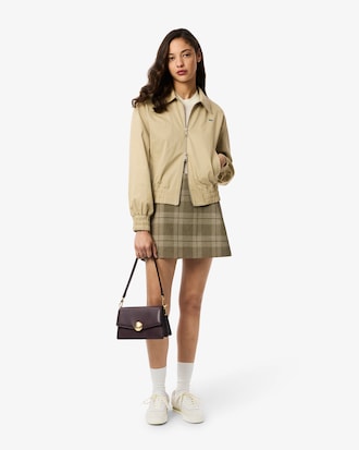 Bolso con solapa de piel Tennis Bliss