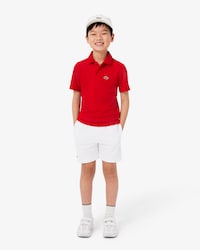 Pantal&oacute;n corto deportivo de tafet&aacute;n de rombos