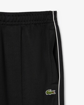 Pantal&oacute;n de ch&aacute;ndal de piqu&eacute; con ribete en contraste