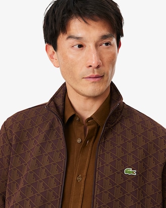 Chaqueta de ch&aacute;ndal con cremallera de jacquard Paris