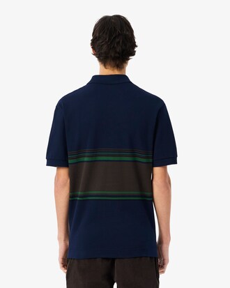Polo de rayas de corte cl&aacute;sico fabricado en Francia
