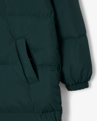 Chaqueta acolchada larga oversized