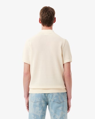 Jersey con cuello polo de fabricación francesa