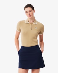 Jersey de golf de manga corta con cuello polo