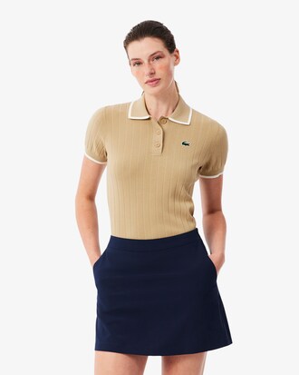 Jersey de golf de manga corta con cuello polo