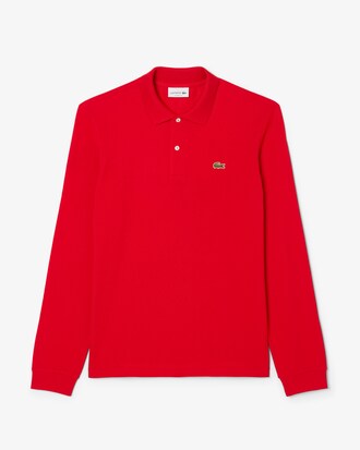 Polo de corte clásico de manga larga L.12.12