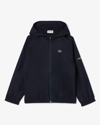 Chaqueta deportiva con capucha y cremallera