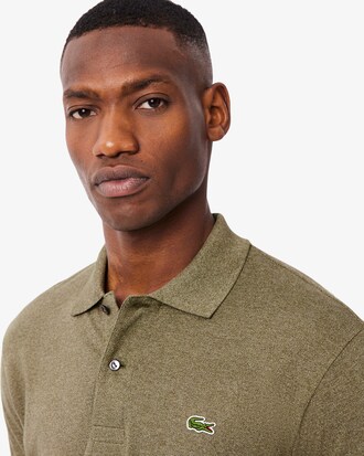 Polo jaspeado de corte clásico L.12.12