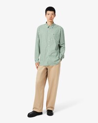 Pantal&oacute;n chino de corte amplio de algod&oacute;n el&aacute;stico