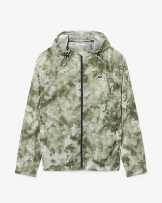Chaqueta deportiva ligera con estampado de cocodrilo