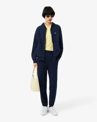 Sudadera con capucha de felpa con cremallera