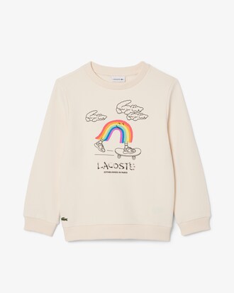 Sudadera de felpa estampada