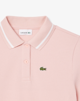 Polo de petit piqué con frunces traseros