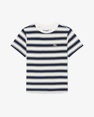 Camiseta de algod&oacute;n de rayas
