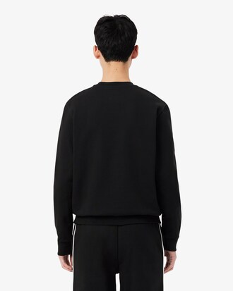 Sudadera de felpa con ribete de logotipo