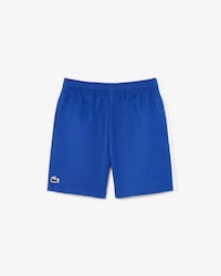 Pantalón corto de tenis estampado de tafetán diamantado
