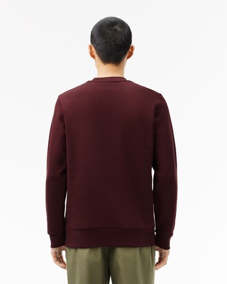Sudadera de cuello redondo de felpa