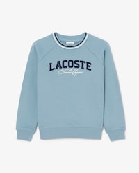 Sudadera Lacoste en felpa con detalles de la marca