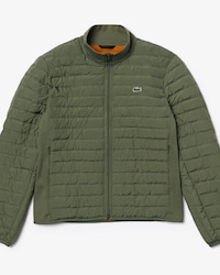 Chaqueta acolchada ligera de hombre con cremallera plegable y combinable