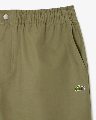 Pantalón corto de corte holgado de popelín