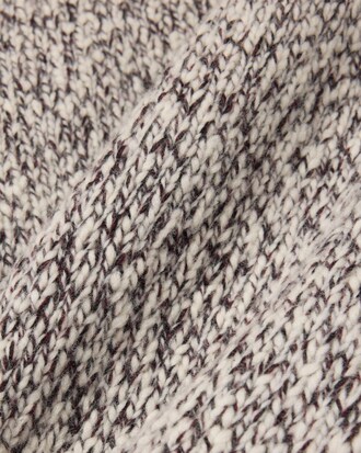 Jersey de cuello alto de lana mercerizada