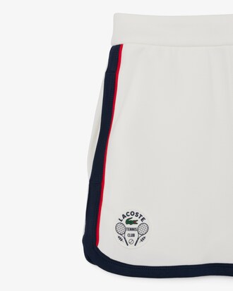 Pantalón corto de piqué elástico clásico de tenis