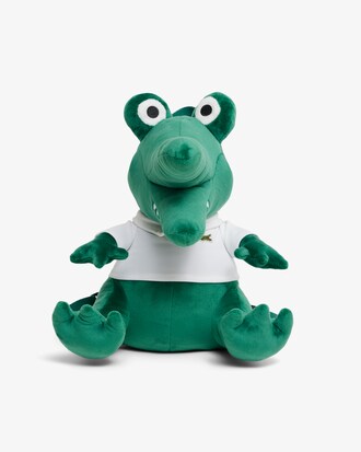 Mochila de peluche de cocodrilo