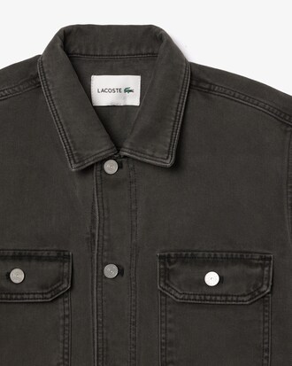 Sobrecamisa denim de corte holgado