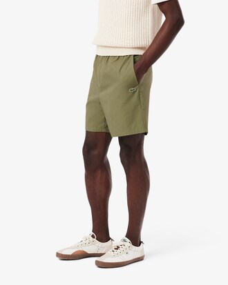 Pantalón corto de corte holgado de popelín
