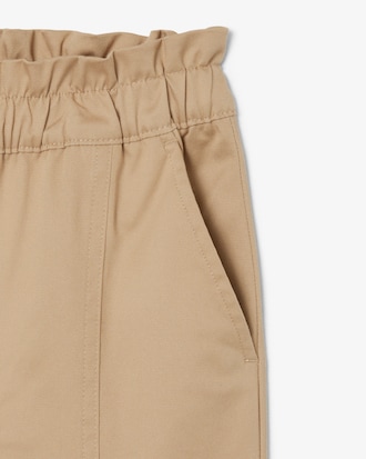 Pantalón cargo de sarga de algodón