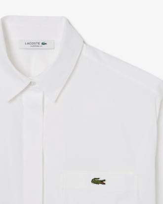 Camisa de popelín ajustable oversized