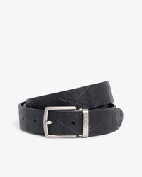 Estuche regalo de cintur&oacute;n de piel suave y 2 hebillas