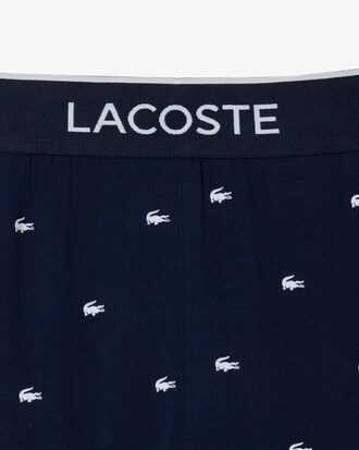 Pantalón de pijama de algodón estampado