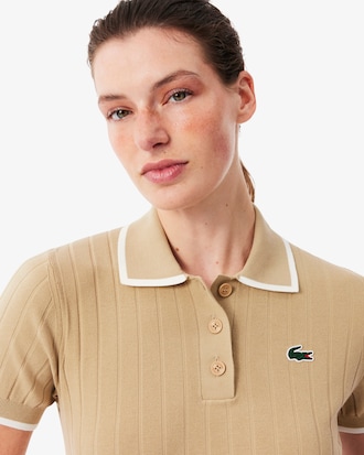 Jersey de golf de manga corta con cuello polo