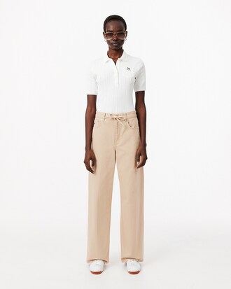 Denim de corte ancho