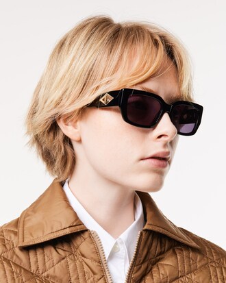 Gafas de sol Monogram con montura de acetato rectangular