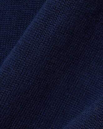 Jersey de cuello de pico de punto de canal&eacute; sin costuras