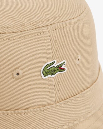 Gorro de pescador de sarga de algod&oacute;n forrada